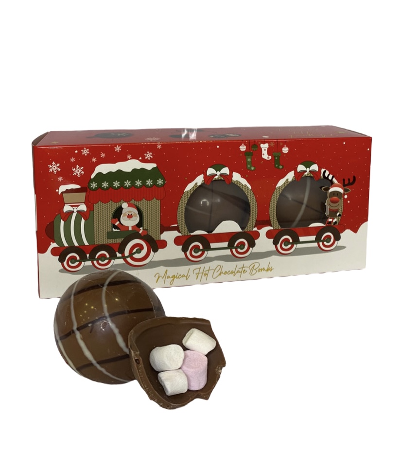 Bombe di cioccolato Natale Bombe di cioccolato Natale